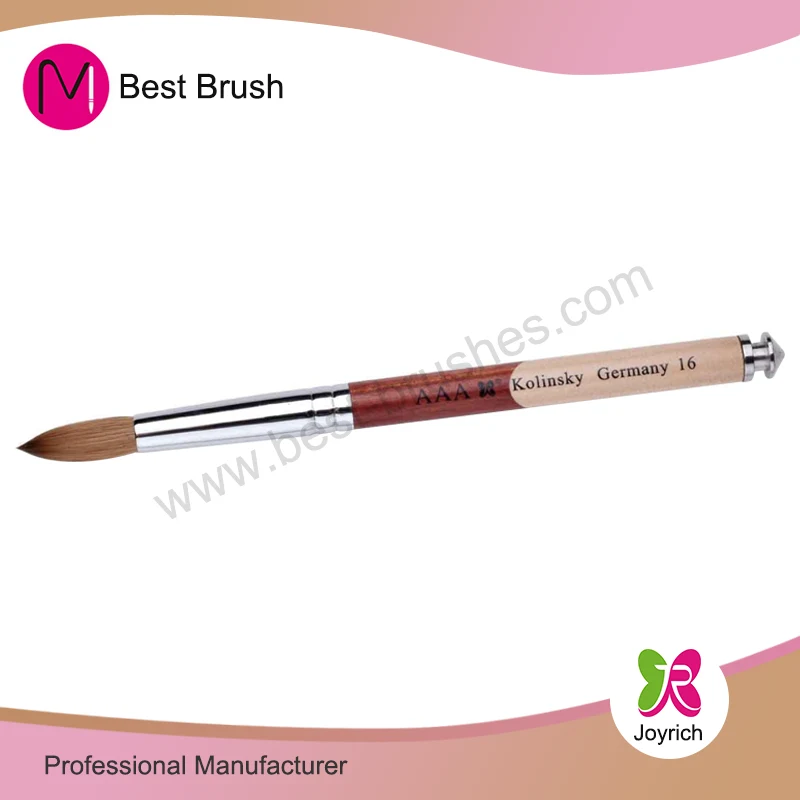 Mũi tên 100% Kolinsky acrylic Nail Brush