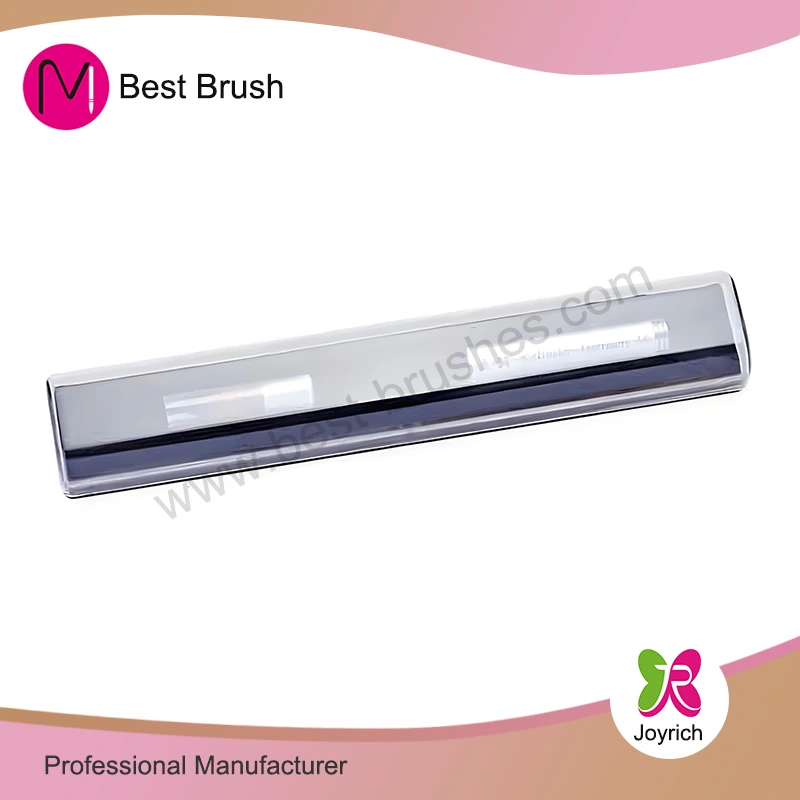 Clear nhựa hộp kim loại kim loại acrylic bàn chải móng tay