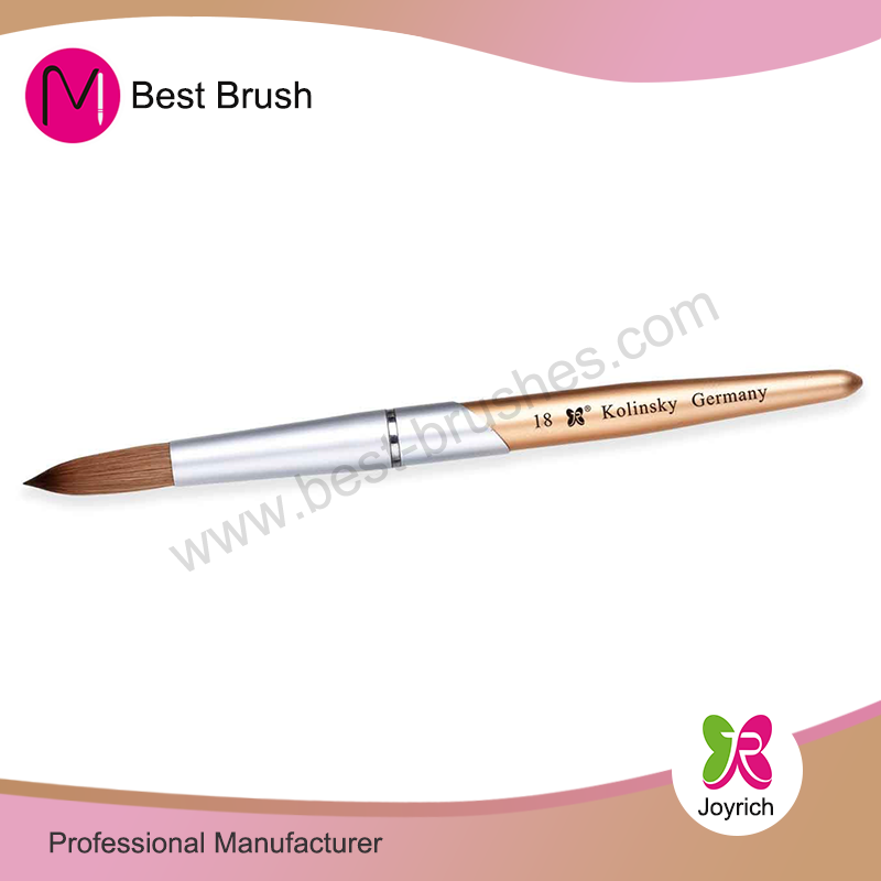Tay cầm bằng vàng kolinsky acrylic móng tay