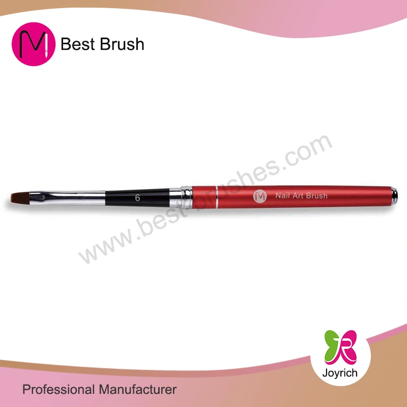 Bàn chải gel tóc nylon kim loại màu đen màu đỏ