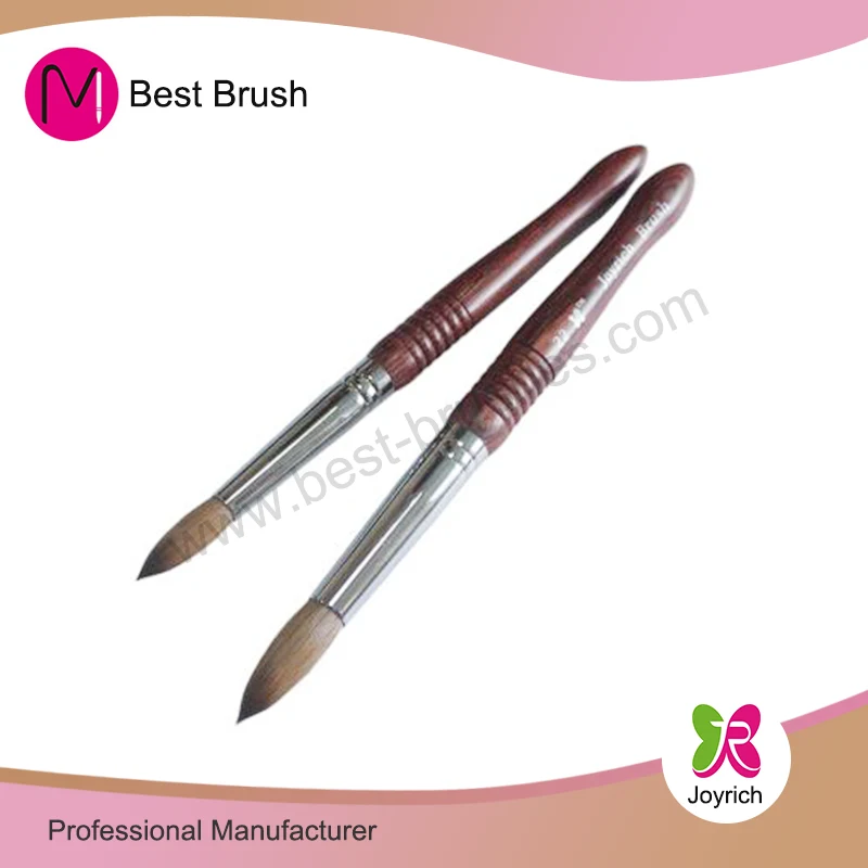 Bàn chải móng tay acrylic kolinsky gỗ đặc biệt